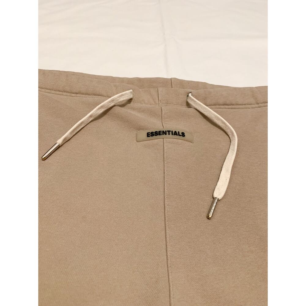 Essentials Tan Flat Front Men Shorts - image 4
